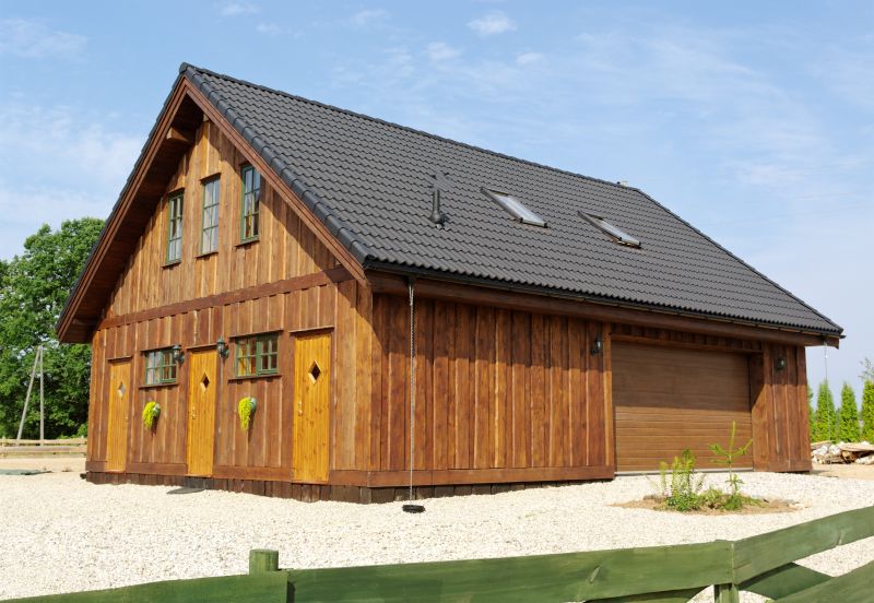 Wood Garage Installation